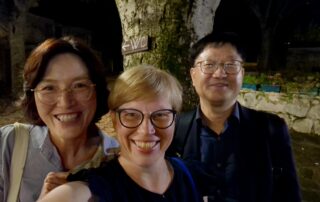 S profesorjem Won Sop Shinom in njegovo ženo